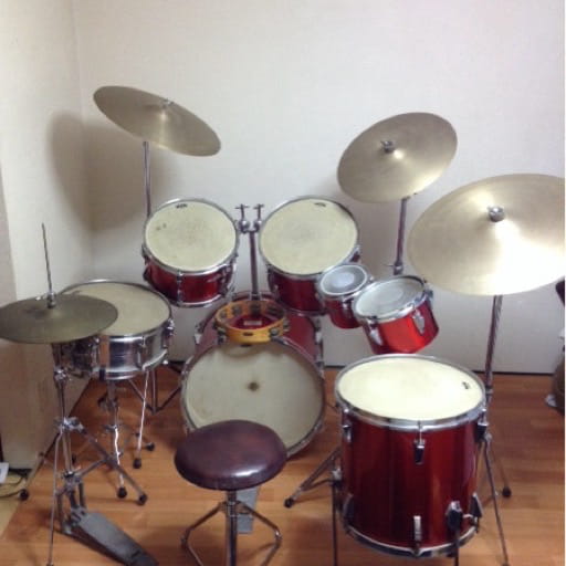 YAMAHA batter ドラムセット バスドラム タムタム シンバル