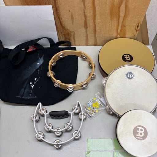 LP タンバリン タンブリン マイネル MEINL フレームドラム FD7KA 他 音楽 楽器 まとめて